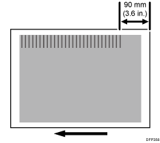 illustration of Horizontal Black Streaks (Image Edge)